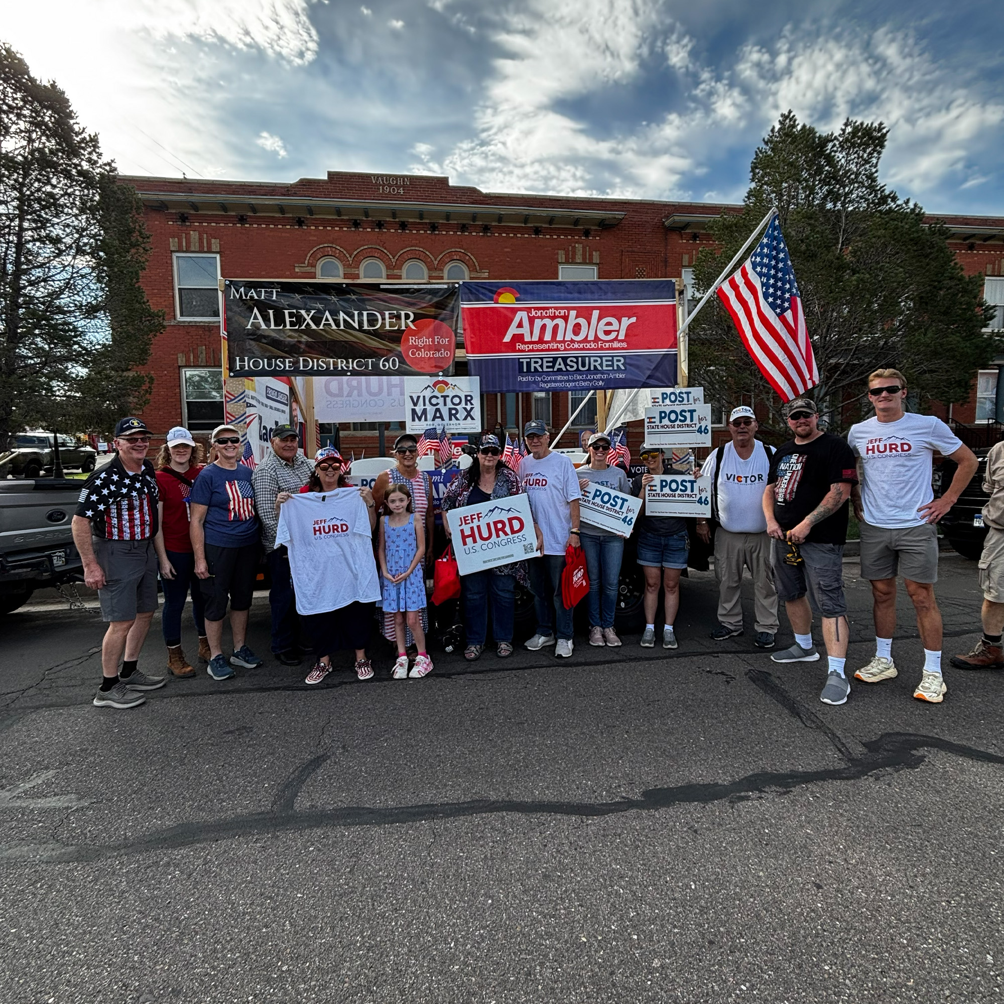 supports at State Fairparade